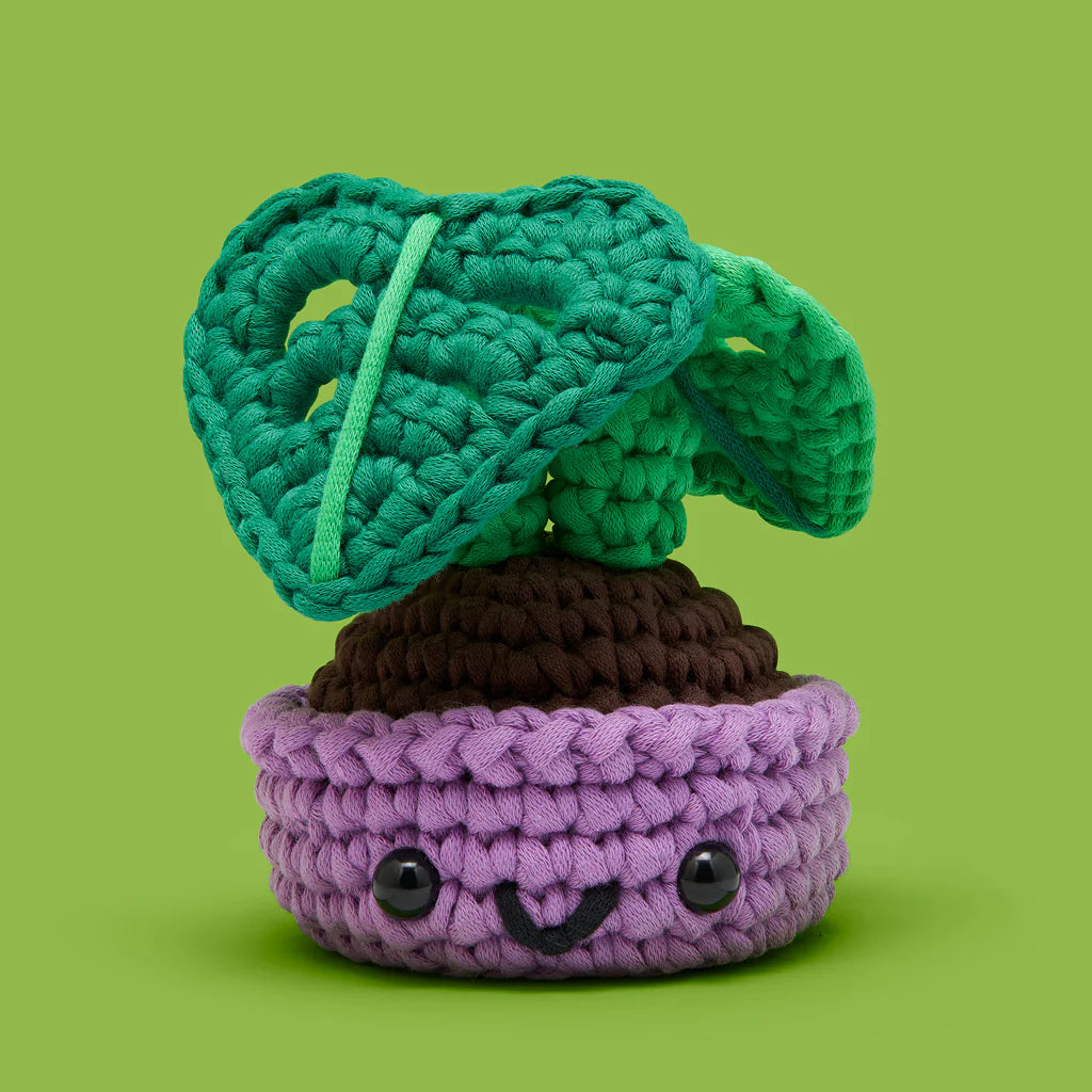 monstera deliciosa crochet Ophelia the Monstera Plant Crochet Kit – Oodles Kids