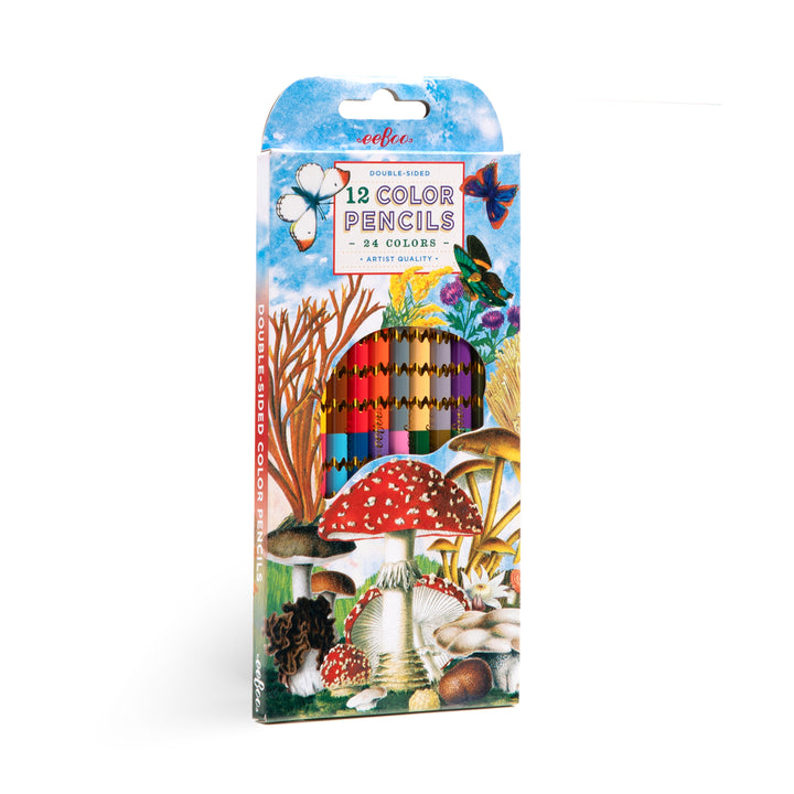 Mushroom Double-Sided Color Pencils