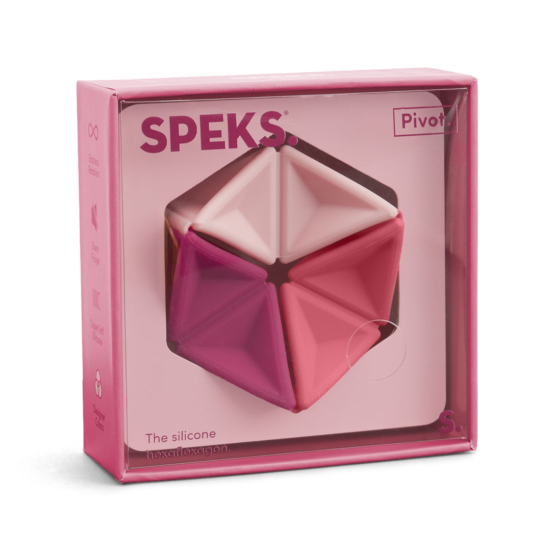 Magenta Pivot Silicone Flexagon