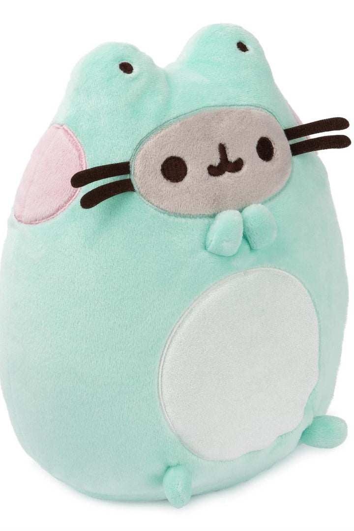 Plush toy with a cute face design on a white background