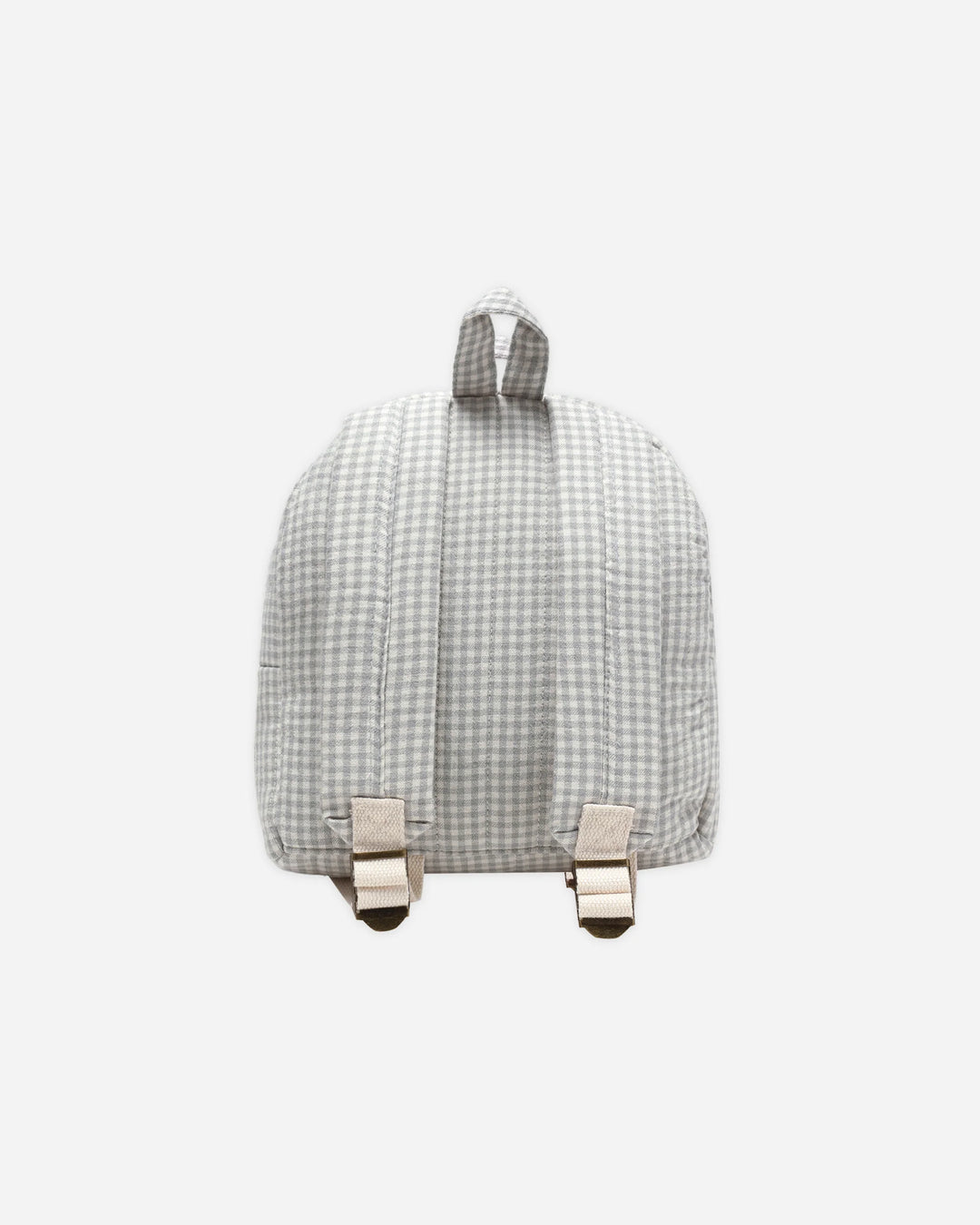 Blue Gingham Mini Backpack