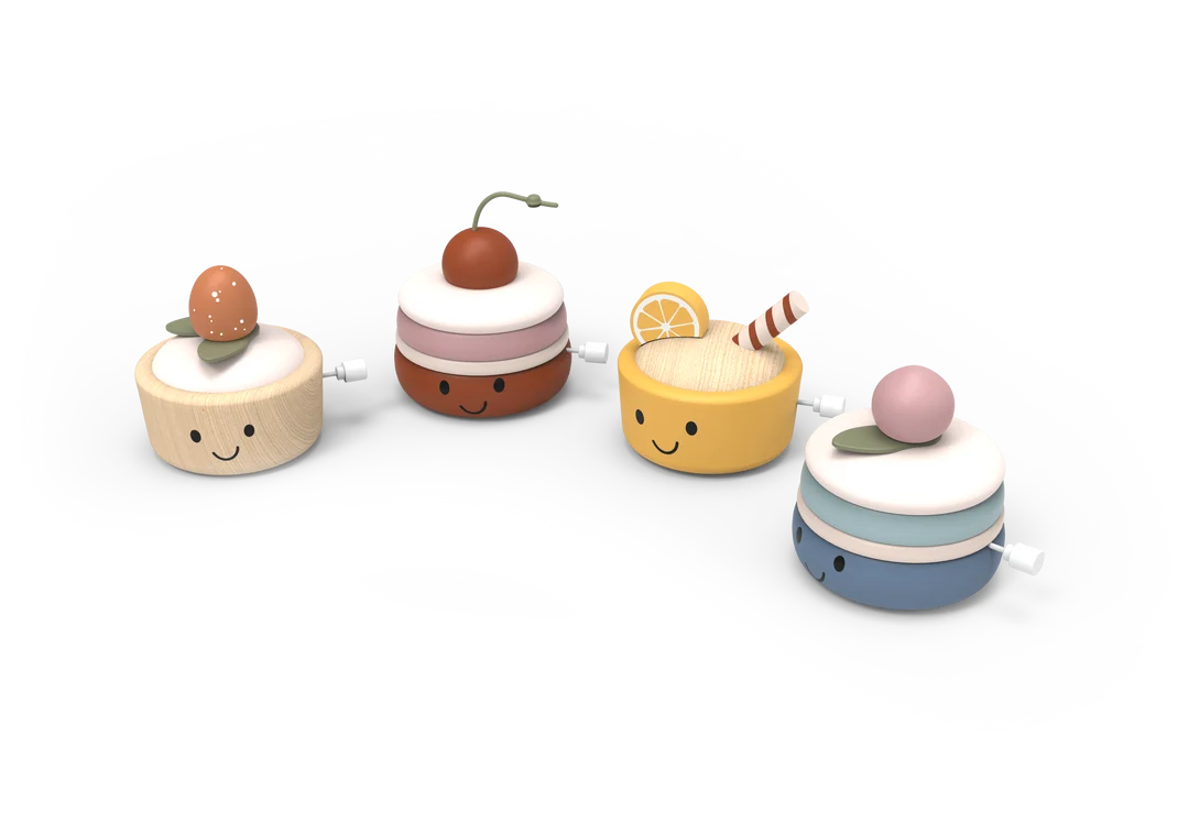 Spinning Wind-Up Cakes