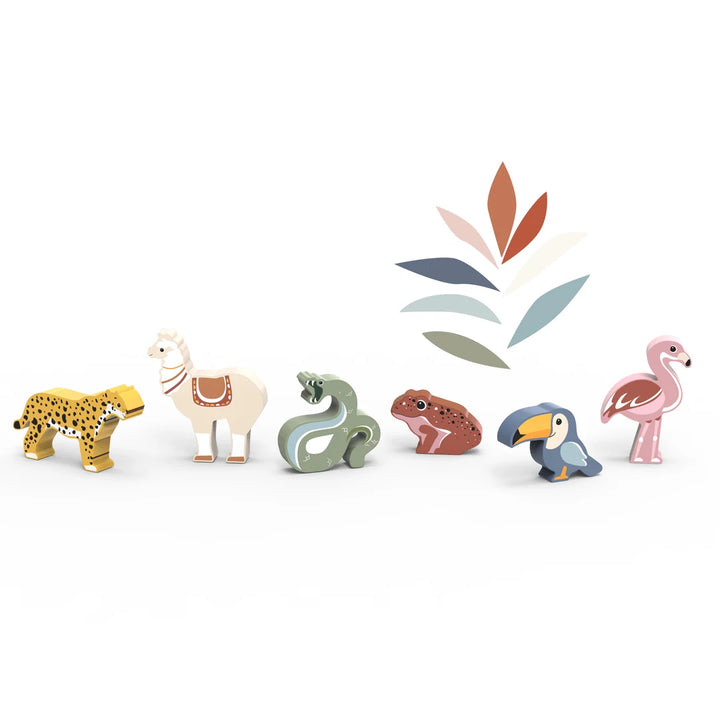 Wooden Animals - Rainforest