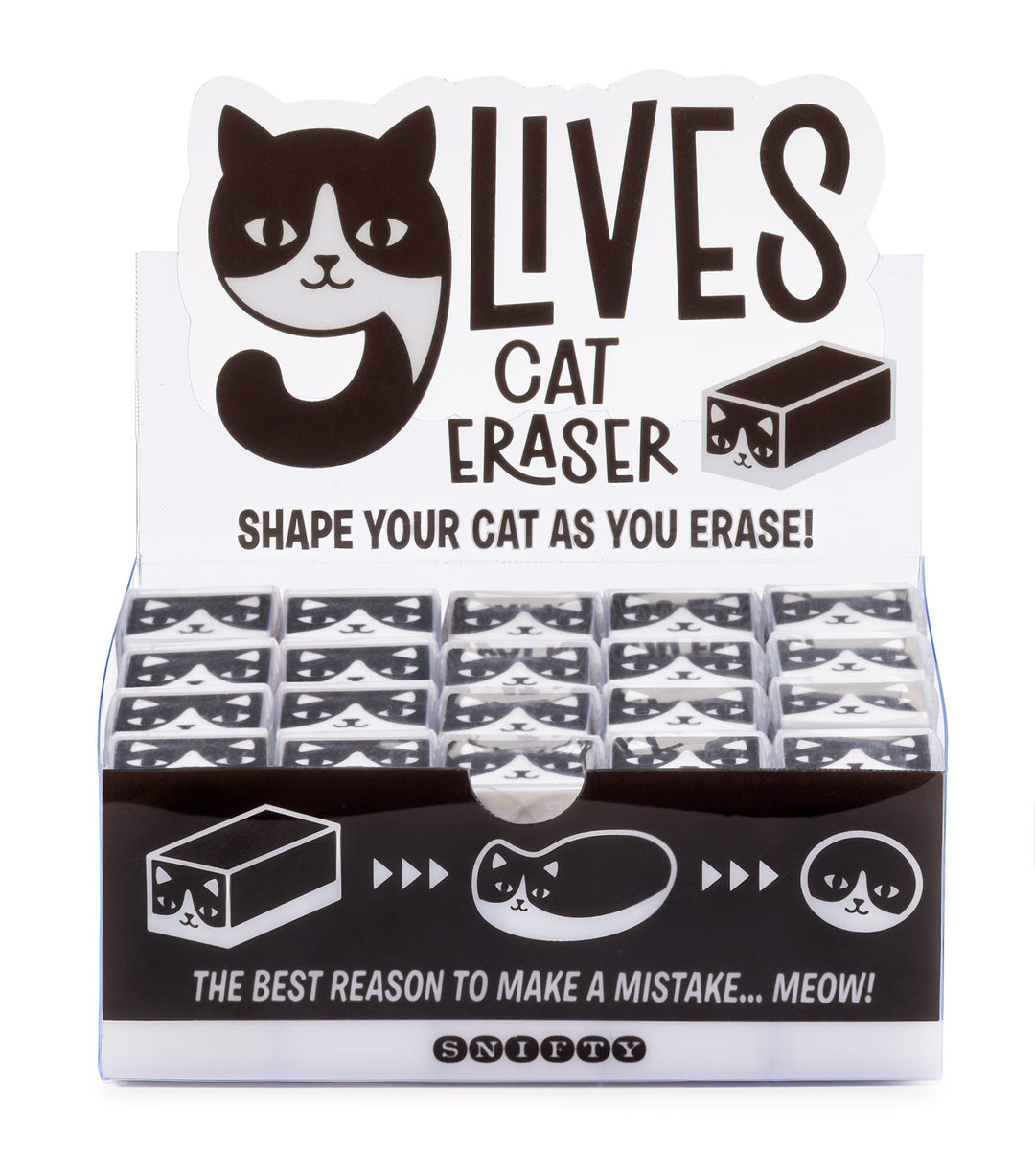 Cat Eraser Set