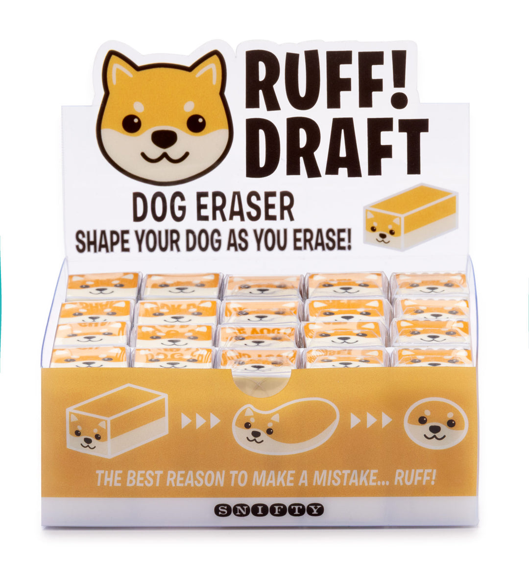 Dog Eraser Set