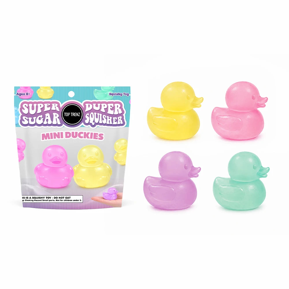 Super Duper Sugar Squisher Mini Duck 2-pack