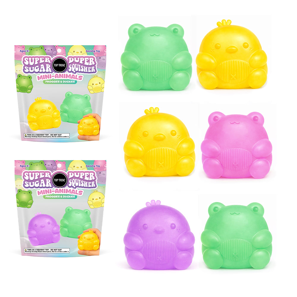Duck Frog Super Duper Sugar Squisher 2-Pack
