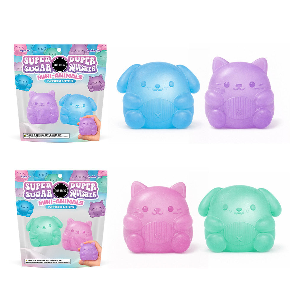 Kitty Puppy Super Duper Sugar Squisher 2-Pack