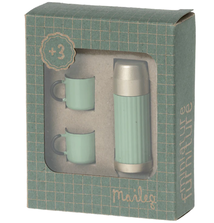 Thermos and Cups-Mint