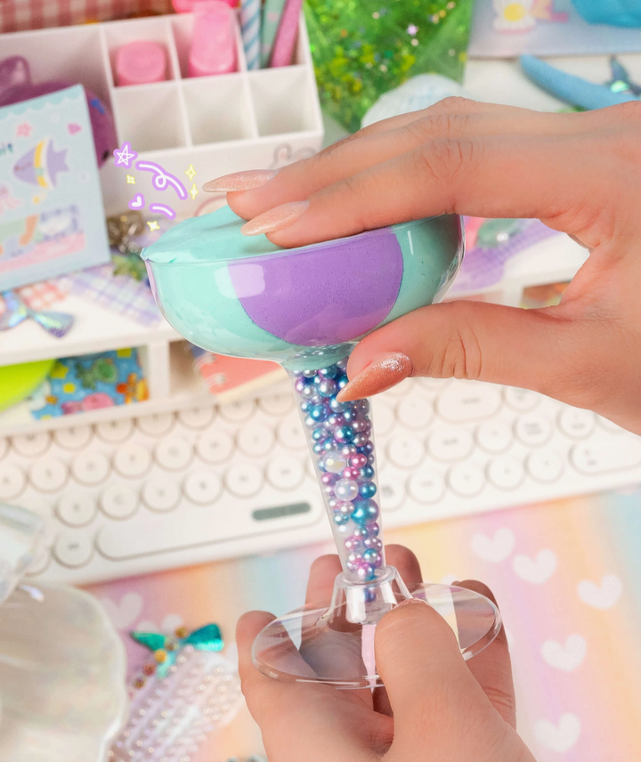 Play & Display Mermaid Parfait Clay Cafe Kit