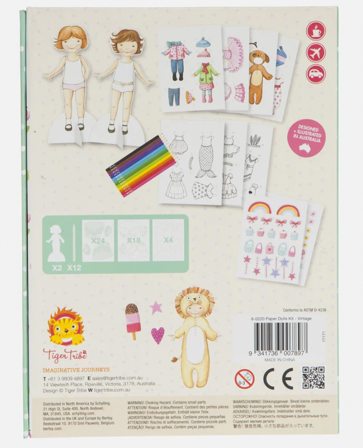 Paper Dolls Kit- Vintage