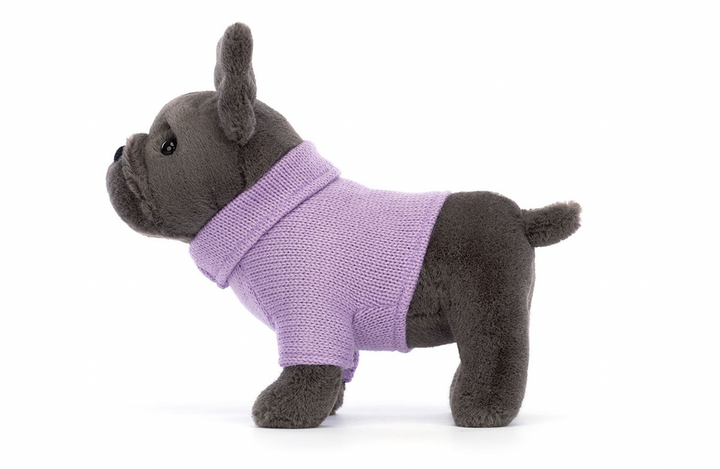 Sweater French Bulldog Purple