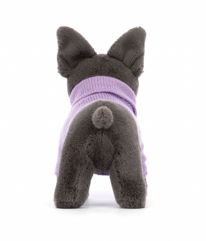 Sweater French Bulldog Purple