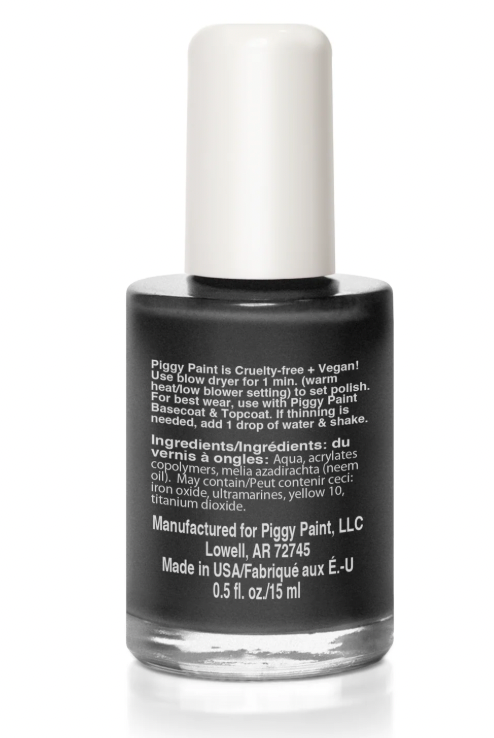 Sleepover Nail Polish - Shimmer Black