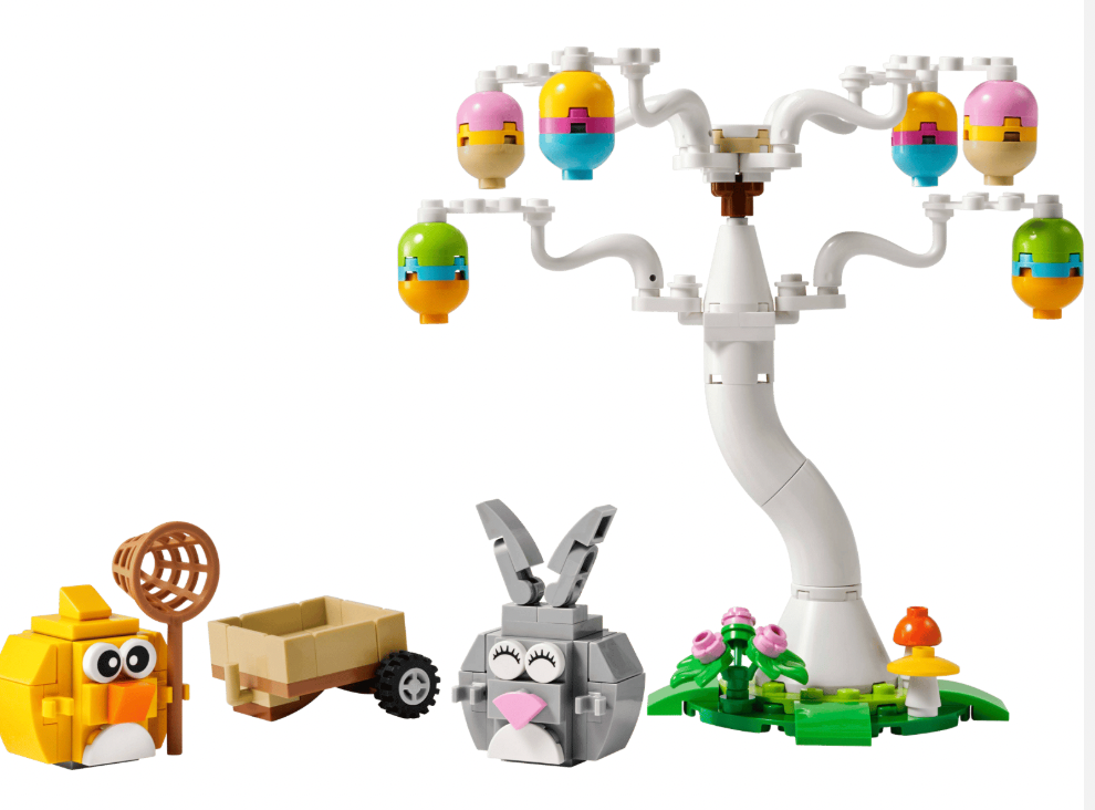 Easter Bunny and Chick Egg Hunt