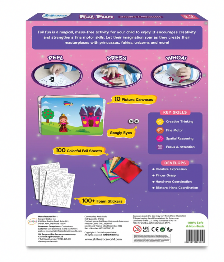 Unicorns & Princesses Foil Fun