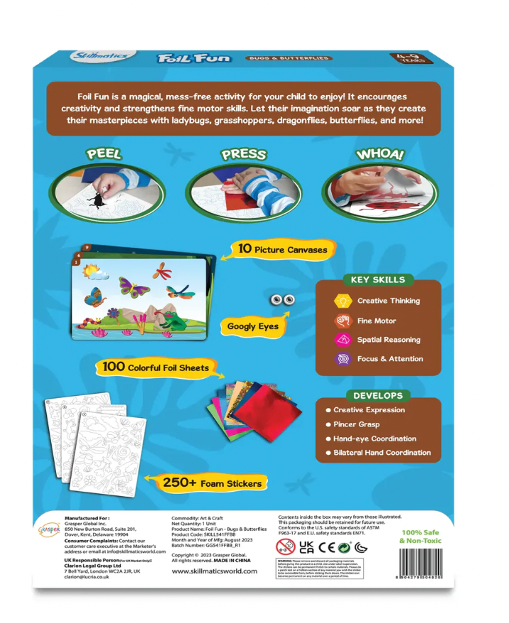 Bugs & Butterflies Foil Fun