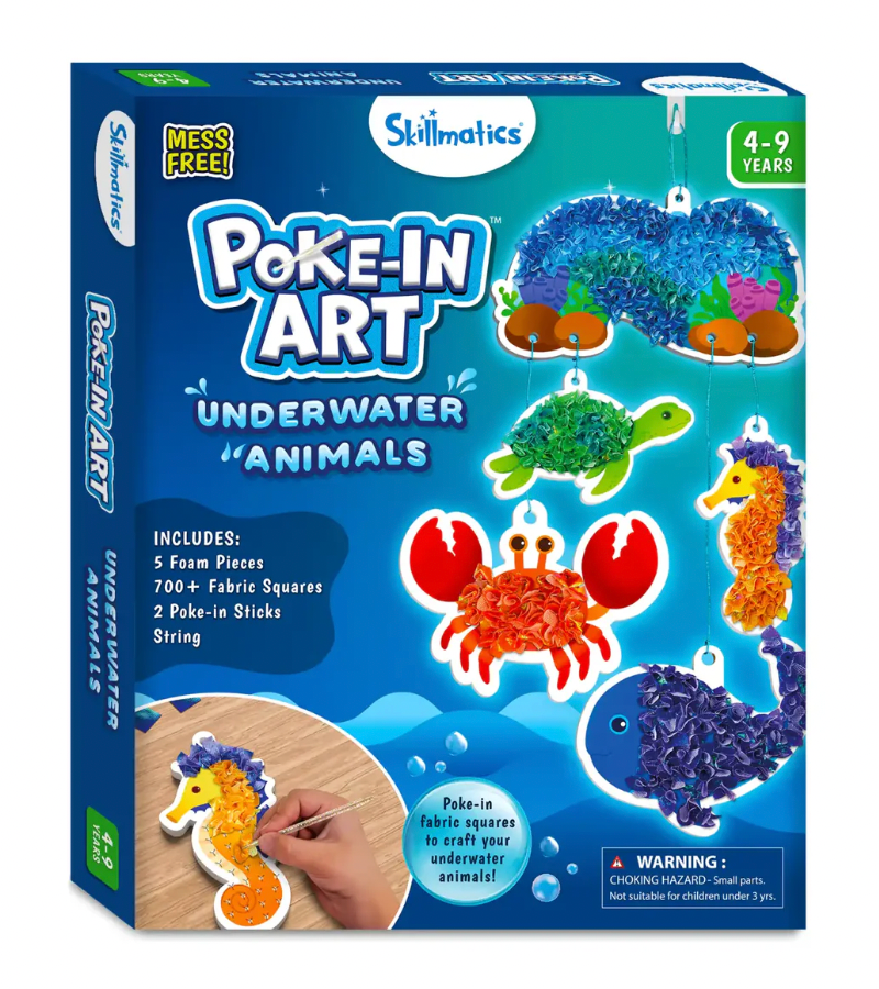 Underwater Animals Poke-In Art