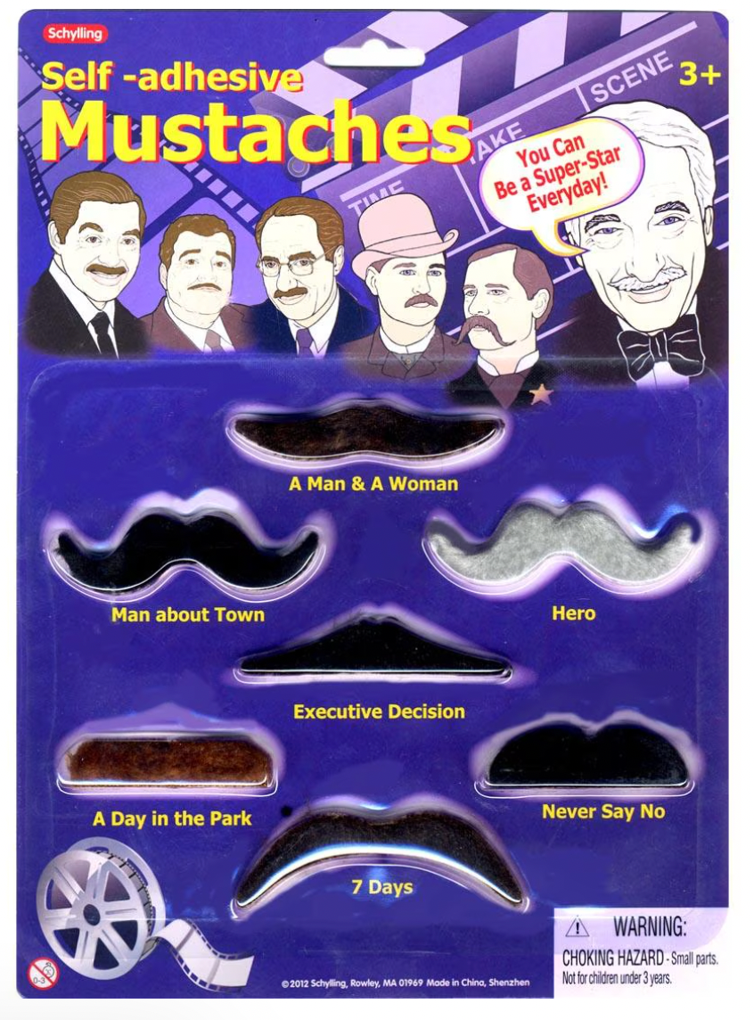 Mustaches Self-Adhesive