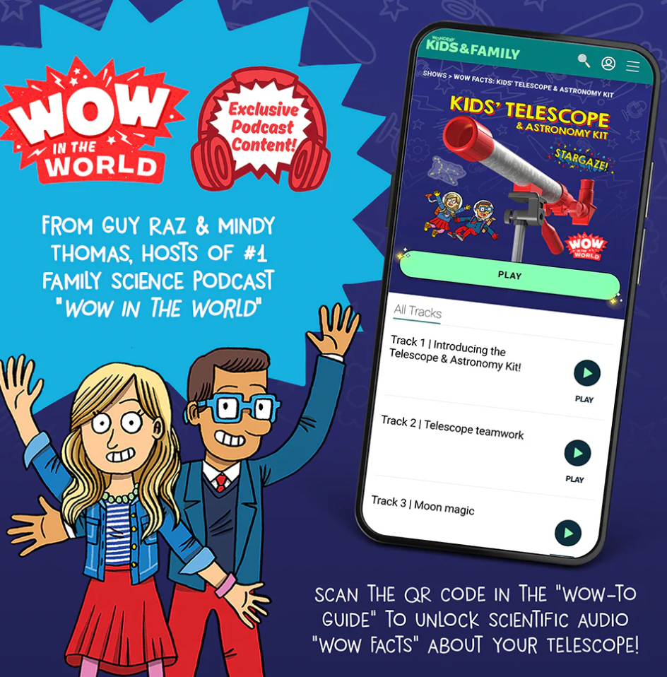 Wow in the World: Kids’ Telescope & Astronomy Kit