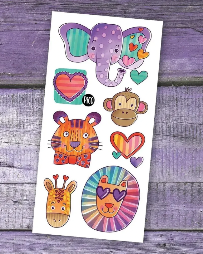 Safari Temporary Tattoos