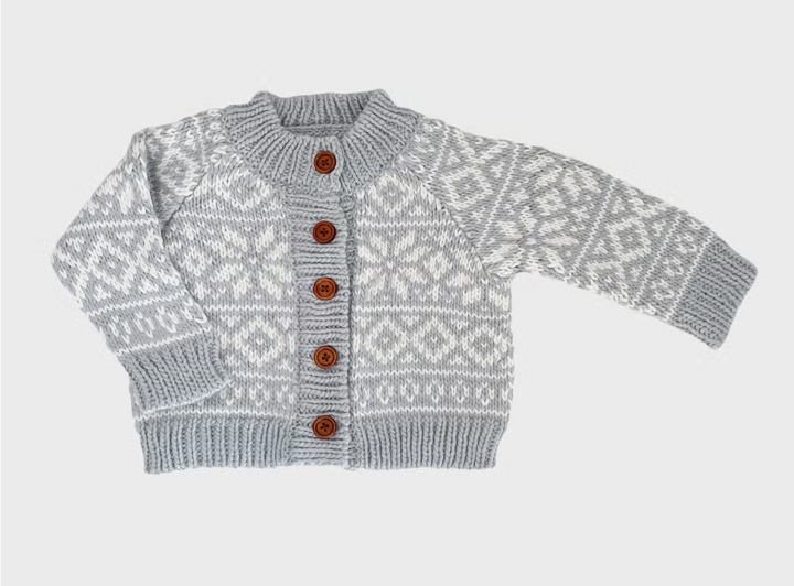 Snowflake Cardigan Sweater