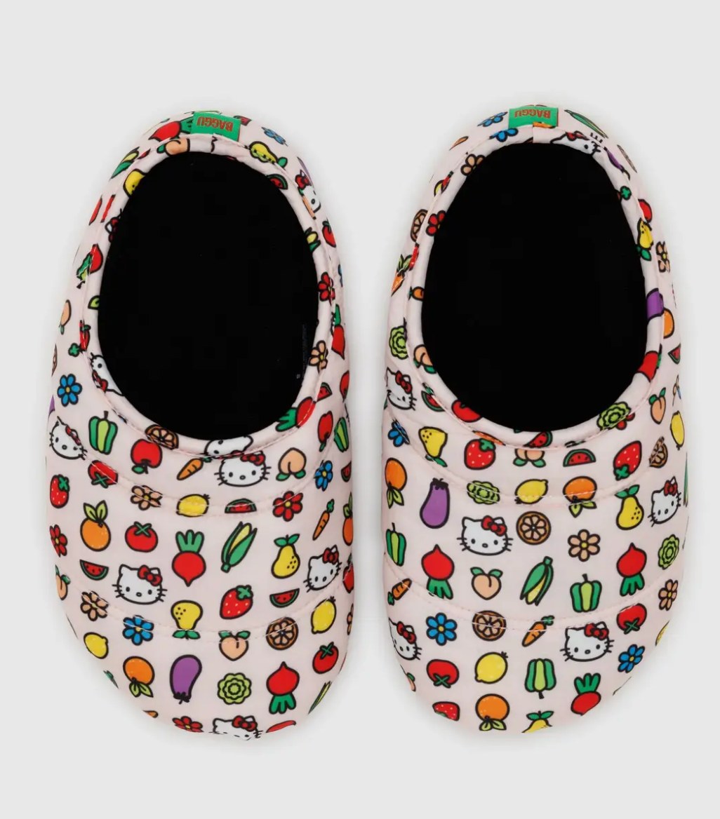 Puffy Slippers- Hello Kitty XL