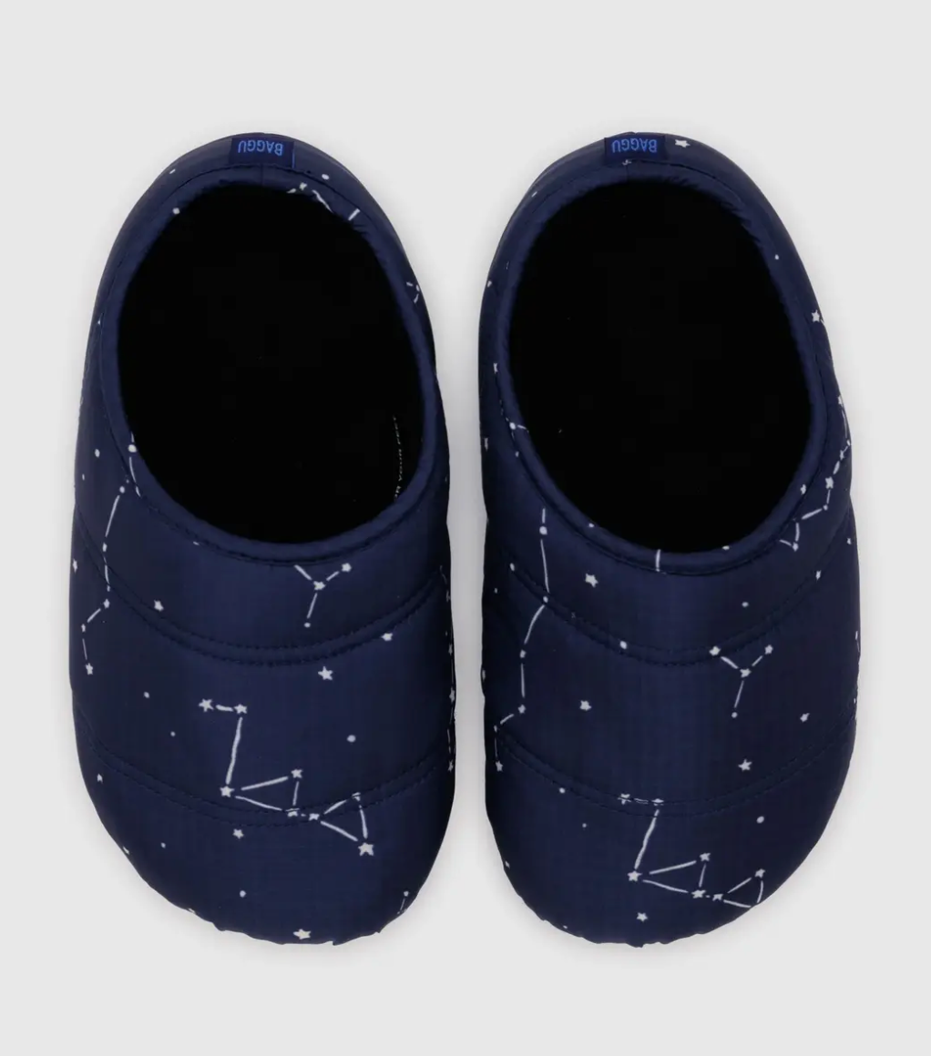 Puffy Slippers- Constellation Midnight