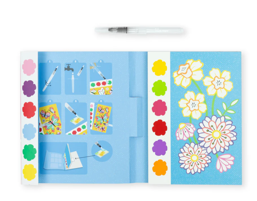 Butterflies And Flowers Paint A Picture Set
