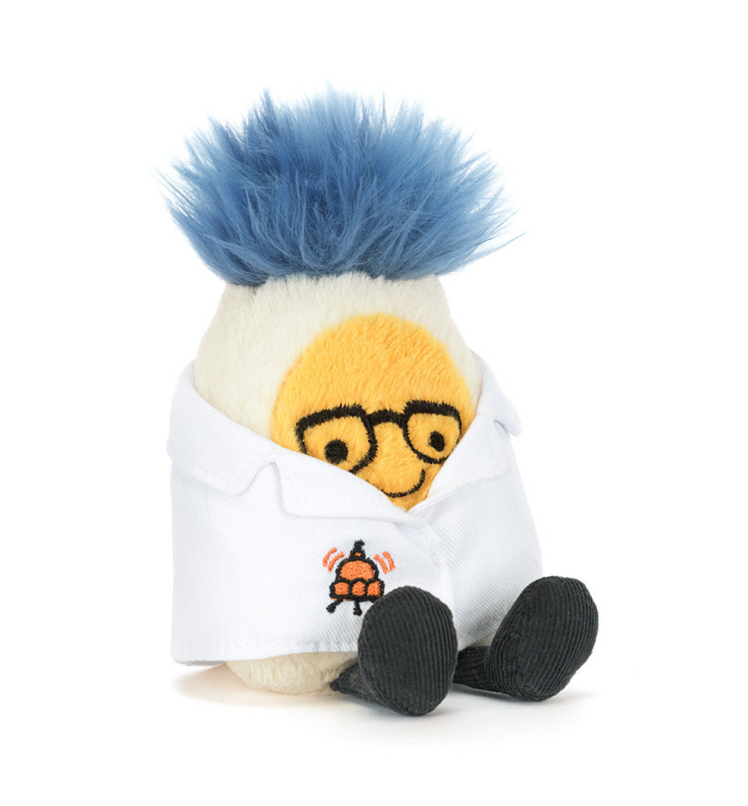 Amuseables Boiled Egg Scientist Outfit