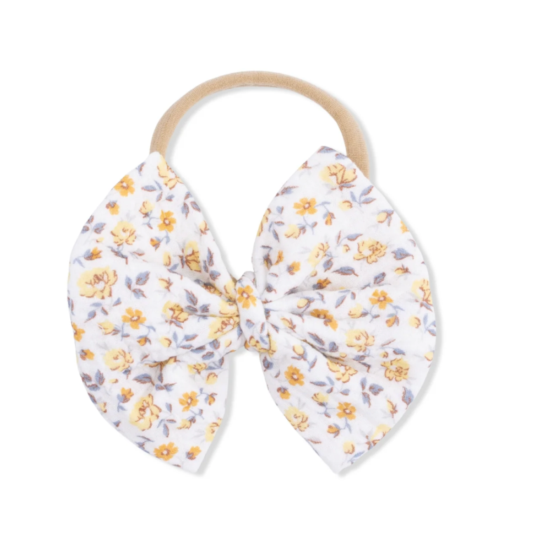 Floral Bow Headband