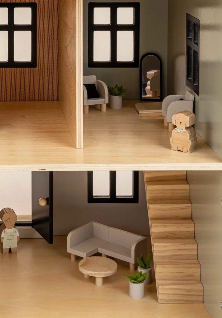 Living Room Wooden Doll House Furniture