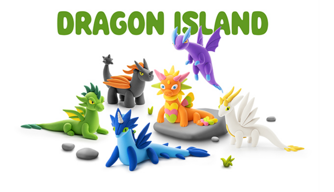 Hey Clay Dragon Island