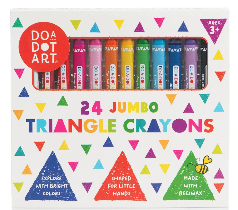 Jumbo Triangle Crayons-24 count
