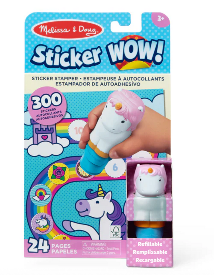 Sticker Wow Unicorn