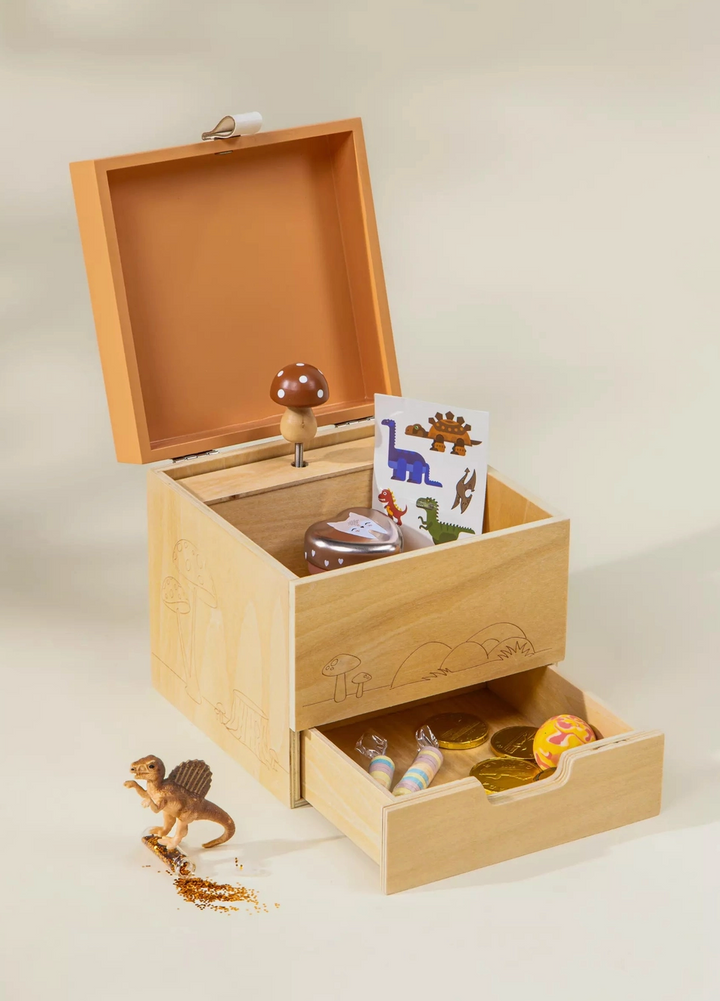 Mushroom Wooden Musical Souvenir Box