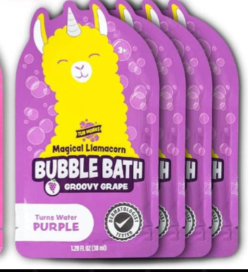 Llamacorn Individual Bubble Bath