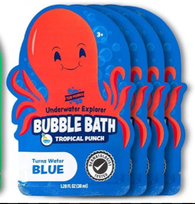 Underwater Individual Bubble Bath