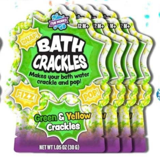 Green & Yellow Bath Crackles