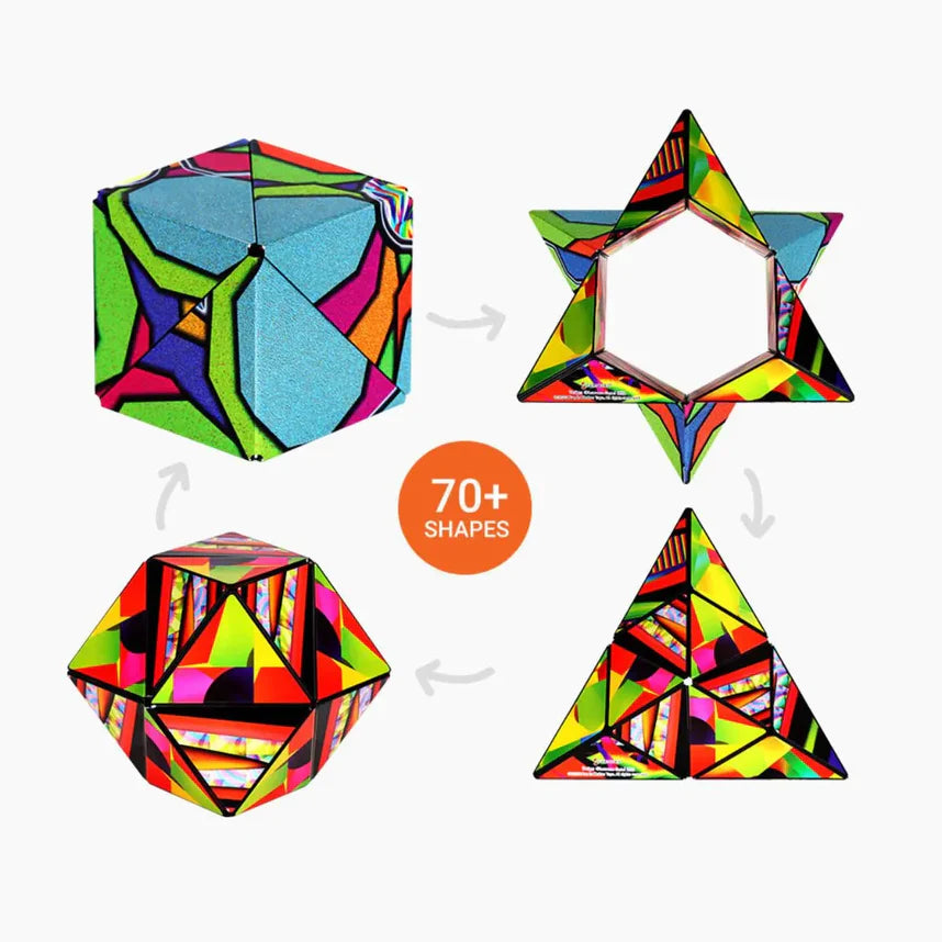 Stained Glass Shashibo Cube Art Worx