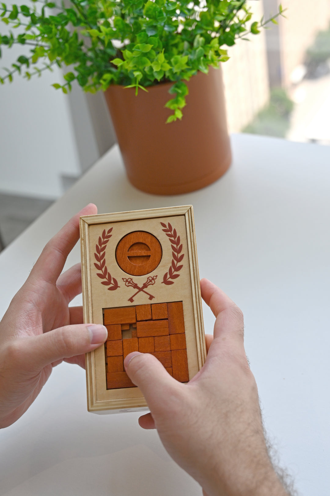 Roman Lock Puzzle Gift Box
