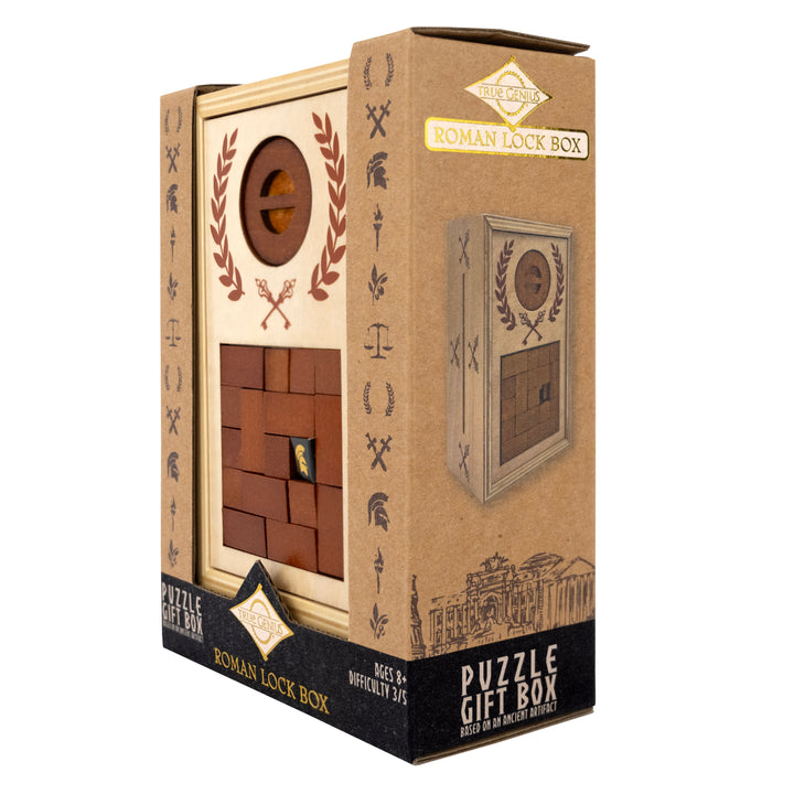 Roman Lock Puzzle Gift Box