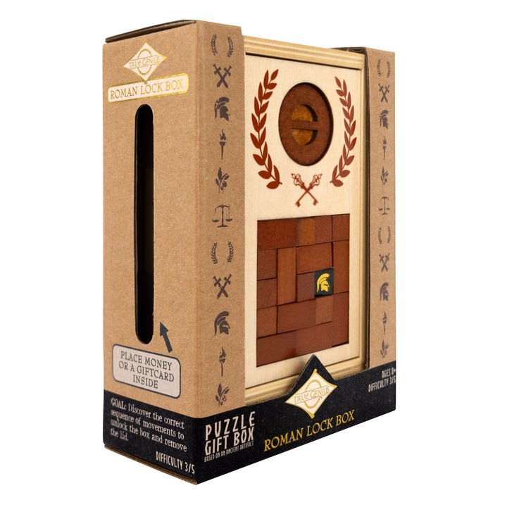 Roman Lock Puzzle Gift Box