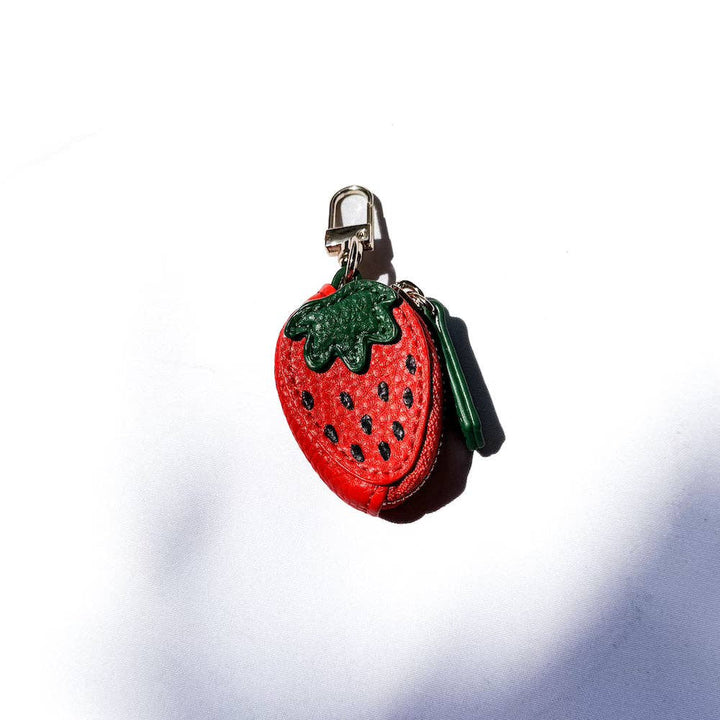 Cutie Fruit Bag Charm: Strawberry