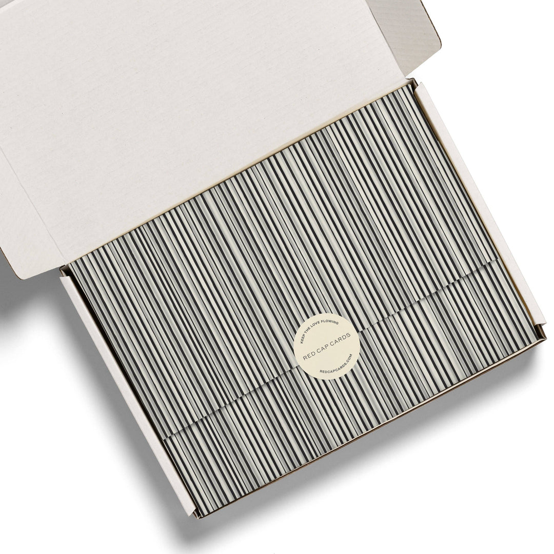 Black Stripe tissue paper: 5 Sheets