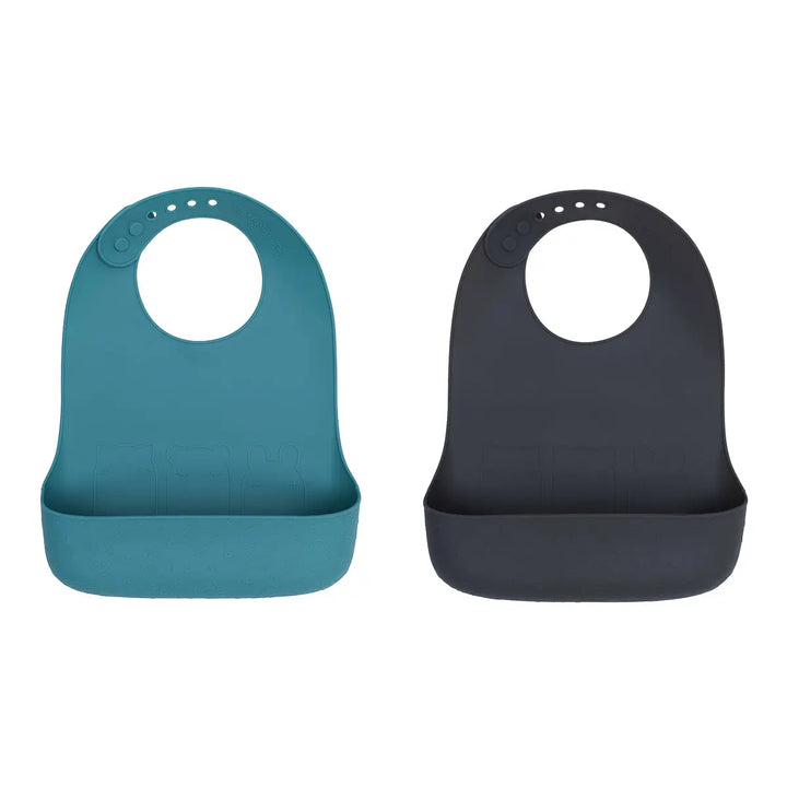 Silicone Pocket Bib 2-pack