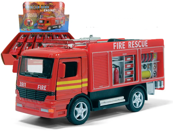Die Cast 5" RESCUE FIRE ENGINE