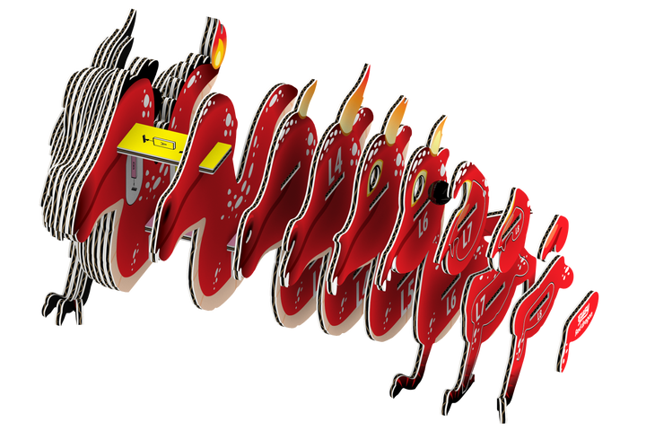 Red Dragon  3D Puzzle