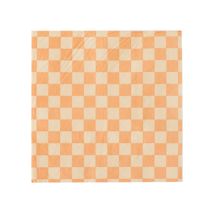 Check Cocktail Napkins - 20 Pk Purple Posse