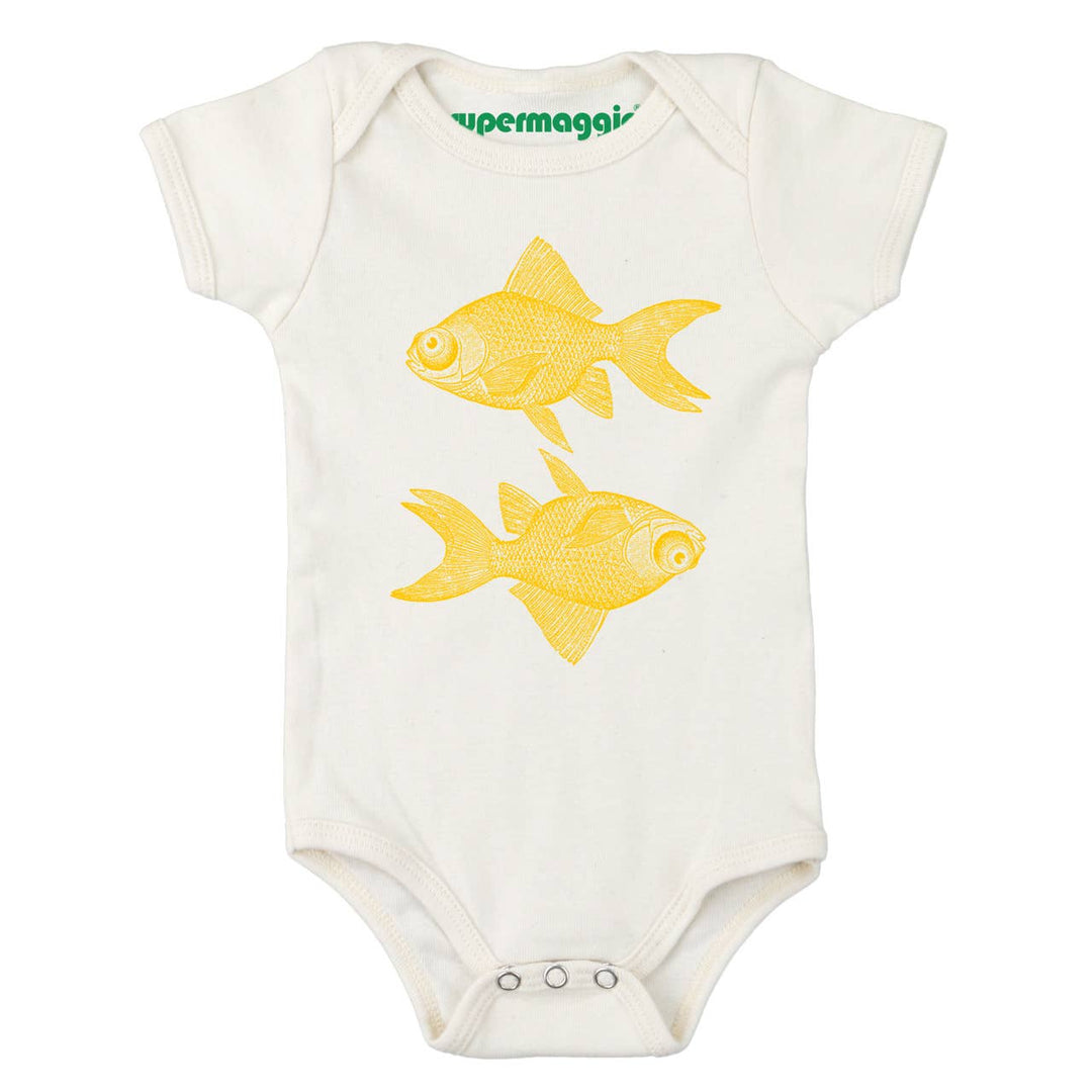 Double Goldfish Organic Bodysuit